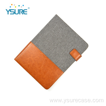 New Leather Color Block Dustproof Tablet Case